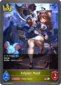 Felpurr Maid - BP19: Eightfold Retribution - Shadowverse: Evolve card