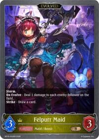 Felpurr Maid (Evolved) - BP19: Eightfold Retribution - Shadowverse: Evolve card