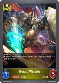Heavy Warrior - BP19: Eightfold Retribution - Shadowverse: Evolve card