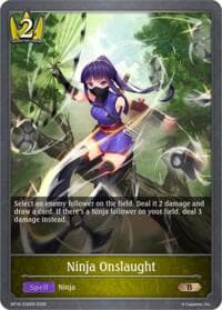 Ninja Onslaught - BP19: Eightfold Retribution - Shadowverse: Evolve card