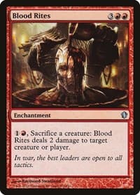 Blood Rites - Commander 2013 - Magic: The Gathering card