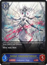 Simael, Cleansing Enforcer - BP19: Eightfold Retribution - Shadowverse: Evolve card