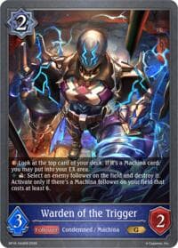 Warden of the Trigger - BP19: Eightfold Retribution - Shadowverse: Evolve card
