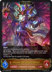 Drazael, Ravening Enforcer (Evolved) - BP19: Eightfold Retribution - Shadowverse: Evolve card