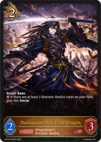 Masamune, One-Eyed Dragon - BP19: Eightfold Retribution - Shadowverse: Evolve card