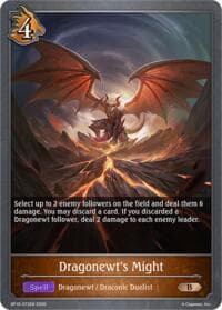 Dragonewt's Might - BP19: Eightfold Retribution - Shadowverse: Evolve card
