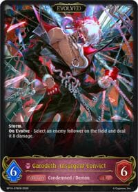 Garodeth, Insurgent Convict (Evolved) - BP19: Eightfold Retribution - Shadowverse: Evolve card
