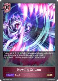 Howling Scream - BP19: Eightfold Retribution - Shadowverse: Evolve card