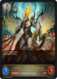 Uneriel, Winged Enforcer - BP19: Eightfold Retribution - Shadowverse: Evolve card