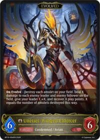 Uneriel, Winged Enforcer (Evolved) - BP19: Eightfold Retribution - Shadowverse: Evolve card