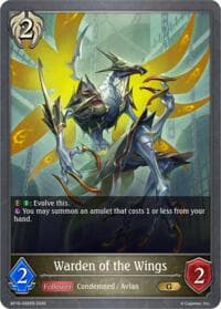 Warden of the Wings - BP19: Eightfold Retribution - Shadowverse: Evolve card