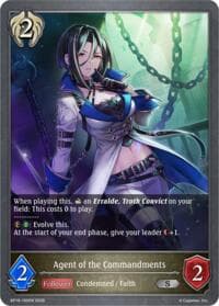 Agent of the Commandments - BP19: Eightfold Retribution - Shadowverse: Evolve card