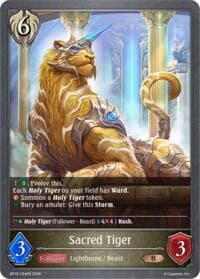 Sacred Tiger - BP19: Eightfold Retribution - Shadowverse: Evolve card