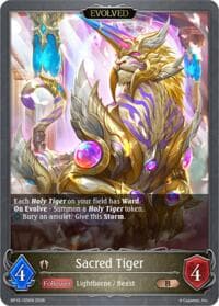 Sacred Tiger (Evolved) - BP19: Eightfold Retribution - Shadowverse: Evolve card