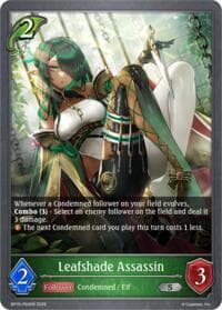 Leafshade Assassin - P04EN (Foil) - BP19: Eightfold Retribution - Shadowverse: Evolve card