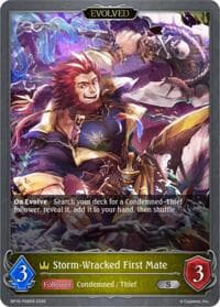 Storm-Wracked First Mate (Evolved) - P08EN (Foil) - BP19: Eightfold Retribution - Shadowverse: Evolve card