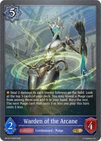 Warden of the Arcane - P13EN (Foil) - BP19: Eightfold Retribution - Shadowverse: Evolve card