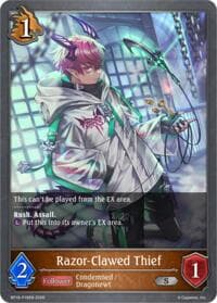 Razor-Clawed Thief - P19EN (Foil) - BP19: Eightfold Retribution - Shadowverse: Evolve card