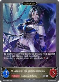 Agent of the Commandments (Evolved) - P28EN (Foil) - BP19: Eightfold Retribution - Shadowverse: Evolve card