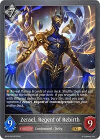 Zerael, Regent of Rebirth - P31EN (Foil) - BP19: Eightfold Retribution - Shadowverse: Evolve card