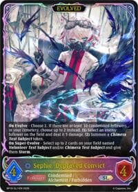 Sephie, Depraved Convict (Evolved) (SL) - BP19: Eightfold Retribution - Shadowverse: Evolve card