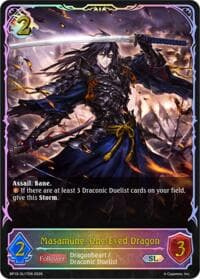 Masamune, One-Eyed Dragon (SL) - BP19: Eightfold Retribution - Shadowverse: Evolve card