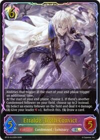 Erralde, Troth Convict (SL) - SL22EN (Foil) - BP19: Eightfold Retribution - Shadowverse: Evolve card
