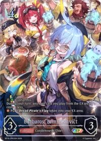 Barbaros, Briny Convict (SP) - SP01EN (Foil) - BP19: Eightfold Retribution - Shadowverse: Evolve card
