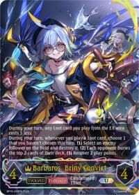 Barbaros, Briny Convict (Evolved) (U) - BP19: Eightfold Retribution - Shadowverse: Evolve card