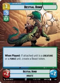 Bestial Bond (Hyperspace Foil) - Homeworlds - Star Wars: Unlimited card