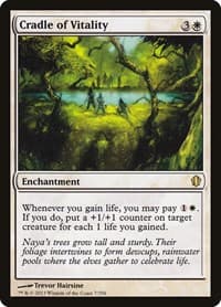 Cradle of Vitality - Commander 2013 - Magic: The Gathering card