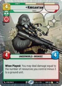 Krrsantan - Santo (Hyperspace Foil) - Homeworlds - Star Wars: Unlimited card