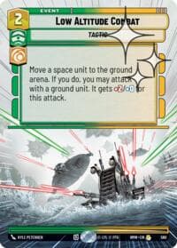 Low Altitude Combat (Hyperspace Foil) - Homeworlds - Star Wars: Unlimited card