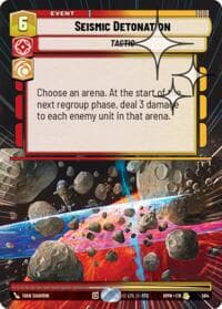 Seismic Detonation (Hyperspace Foil) - Homeworlds - Star Wars: Unlimited card