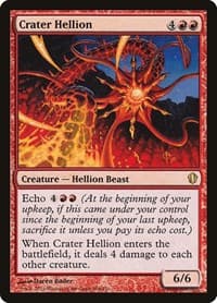 Crater Hellion - Commander 2013 - Magic: The Gathering card