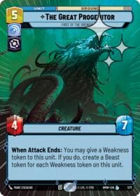 The Great Progenitor - First of the Drengir (Hyperspace Foil) - Homeworlds - Star Wars: Unlimited card