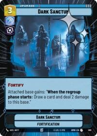Dark Sanctum (Hyperspace Foil) - Homeworlds - Star Wars: Unlimited card