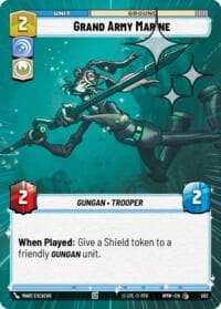 Grand Army Marine (Hyperspace Foil) - Homeworlds - Star Wars: Unlimited card
