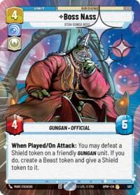 Boss Nass - Otoh Gunga Boss (Hyperspace Foil) - Homeworlds - Star Wars: Unlimited card