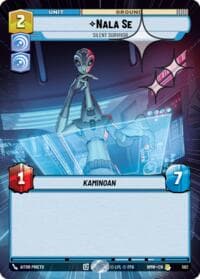 Nala Se - Silent Survivor (Hyperspace Foil) - Homeworlds - Star Wars: Unlimited card