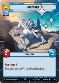 Batcher - Loyal Hound (Hyperspace Foil) - Homeworlds - Star Wars: Unlimited card