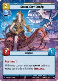 Gunga City Guard (Hyperspace Foil) - Homeworlds - Star Wars: Unlimited card