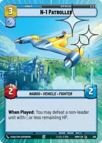 N-1 Patroller (Hyperspace Foil) - Homeworlds - Star Wars: Unlimited card
