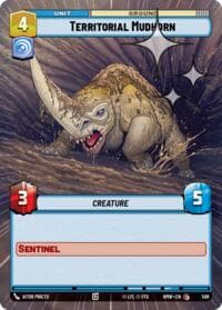 Territorial Mudhorn (Hyperspace Foil) - Homeworlds - Star Wars: Unlimited card