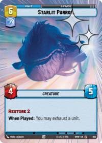 Starlit Purrgil (Hyperspace Foil) - Homeworlds - Star Wars: Unlimited card