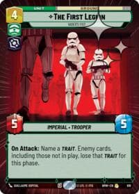 The First Legion - Vader's Fist (Hyperspace Foil) - Homeworlds - Star Wars: Unlimited card
