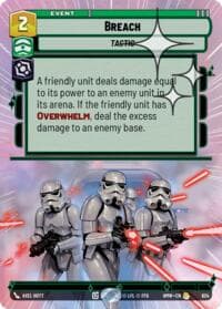 Breach (Hyperspace Foil) - Homeworlds - Star Wars: Unlimited card