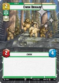 Ewok Brigade (Hyperspace Foil) - Homeworlds - Star Wars: Unlimited card