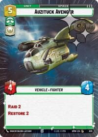 Auzituck Avenger (Hyperspace Foil) - Homeworlds - Star Wars: Unlimited card