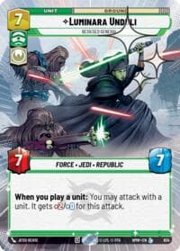 Luminara Unduli - Besieged General (Hyperspace Foil) - Homeworlds - Star Wars: Unlimited card